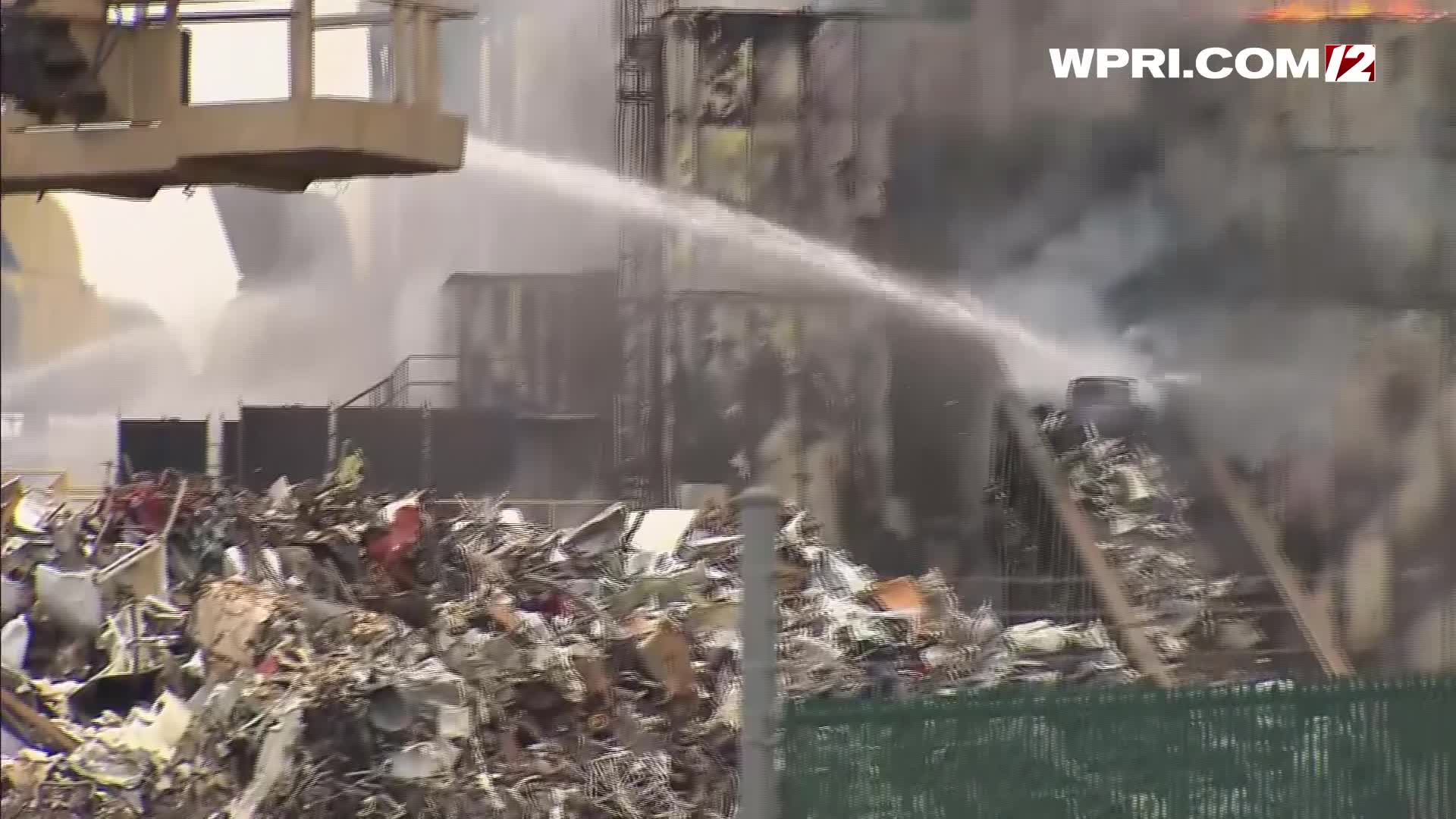 VIDEO NOW: Fire at recycling facility sends plume of smoke over Boston ...